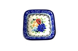 604 Bunzlau vierkant schaaltje 8 x 8 cm 3264X 604 Kleine vierkante schaaltjes 8 x 8 cm